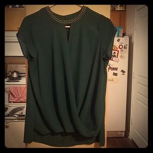 Mossimo green blouse